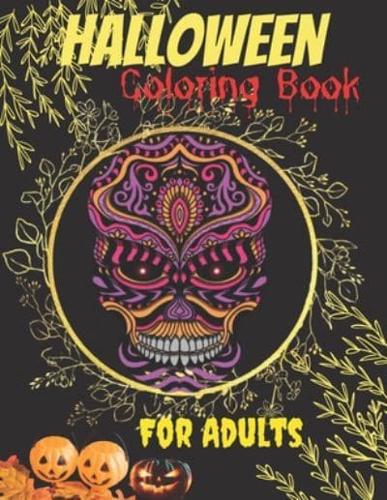 Halloween Coloring Book For Adults