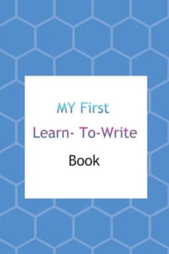 My First Learn to Write Book