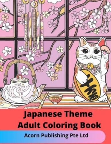 Japanese Theme Adult Coloring Book