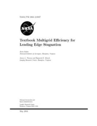 Textbook Multigrid Efficiency for Leading Edge Stagnation