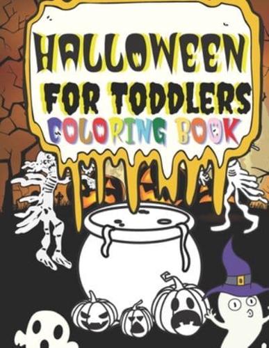 Halloween For Toddlers Coloring Book