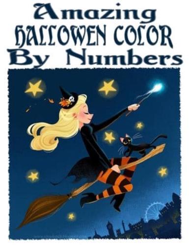 Amazing Halloween Color By Numbers