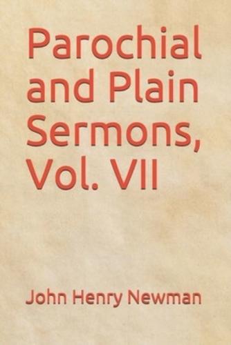 Parochial and Plain Sermons, Vol. VII