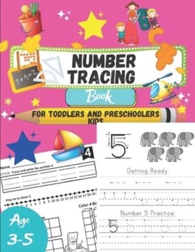 Number Tracing Book For Toddlers And Preschoolers Kids Age 3-5