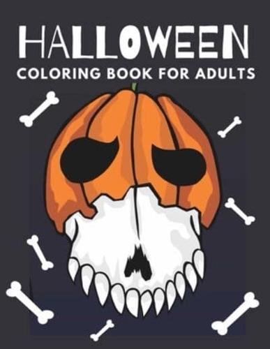 Halloween Coloring Book For Adults