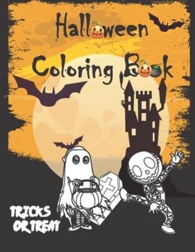 Halloween Coloring Book-Tricks or Treat