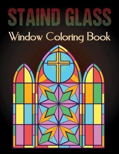 Staind Glass Window Coloring Book
