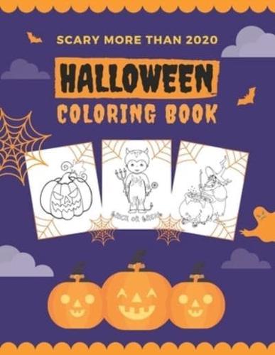 Halloween Coloring Book Scary More Than 2020