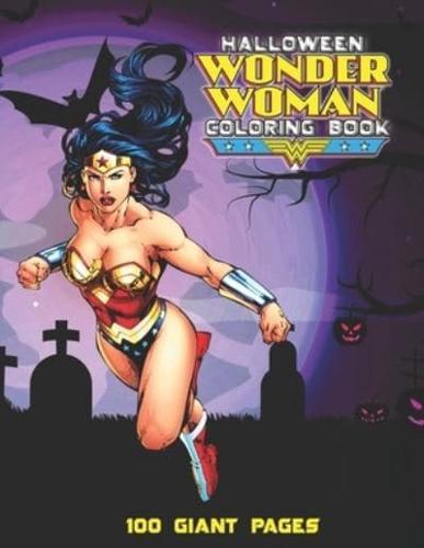 Wonder Woman Halloween Coloring Book