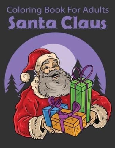 Coloring Book For Adults Santa Claus