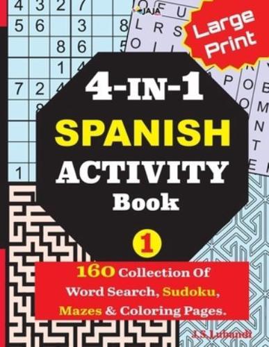 4-IN-1 SPANISH ACTIVITY Book, 1