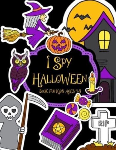 I Spy Halloween Book For Kids Ages 4-8