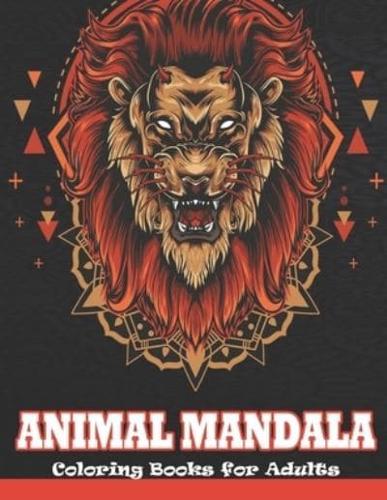 Animal Mandala Coloring Books for Adults