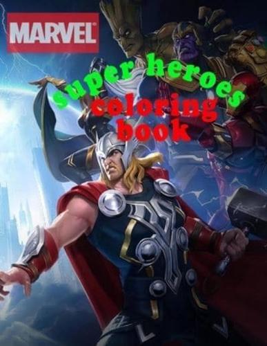 Marvel Super Heroes Coloring Book