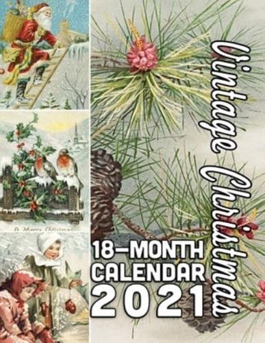 Vintage Christmas 18-Month Calendar 2021
