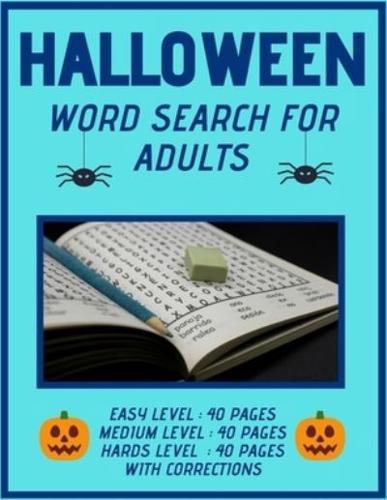 Halloween Word Search for Adults