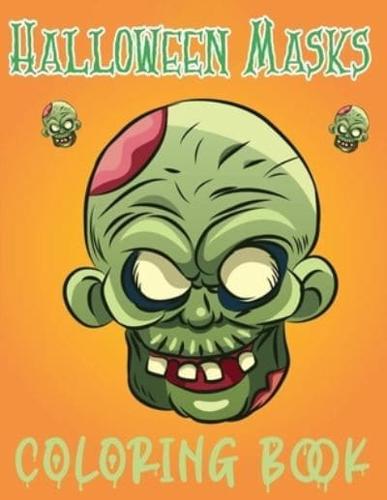 Halloween Masks Coloring Book