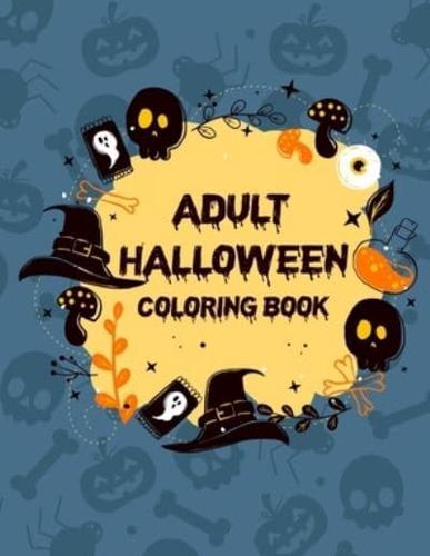 Adult Halloween Coloring Book