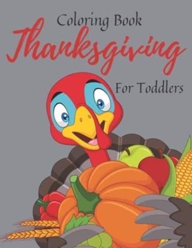 Thanksgiving Coloring Book For Toddlers