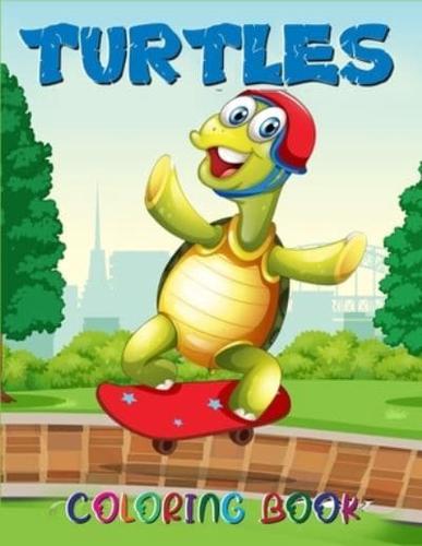 Turtles Coloring Book