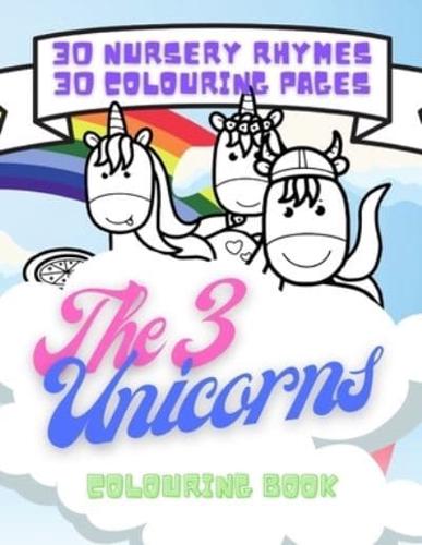 The 3 Unicorns - Colouring Book