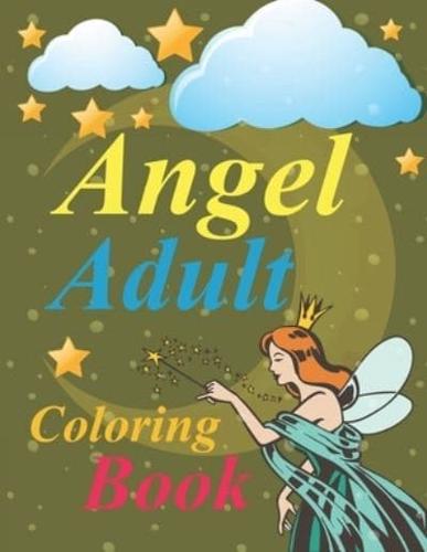 Angel Adult Coloring Book
