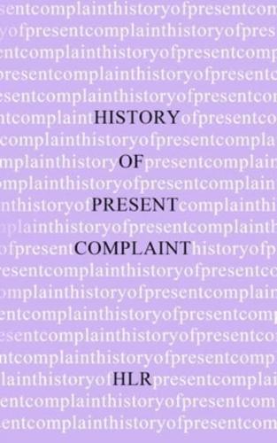 History of Present Complaint