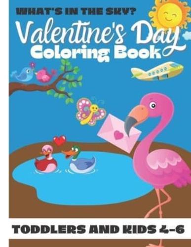 What's in the Sky? - Valentine's Day Coloring Book