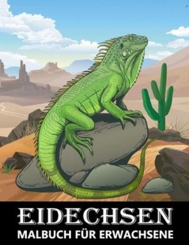 Eidechsen Malbuch Für Erwachsene