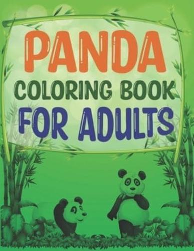 Panda Coloring Book For Adults