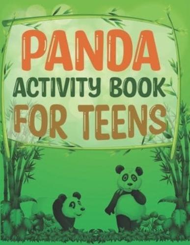 Panda Activity Book For Teens