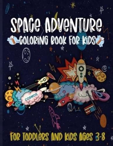 Space Adventure Coloring Book for Kids