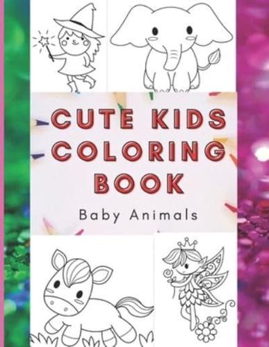 Cute Kids Coloring Book