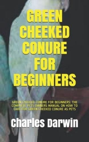 Green Cheeked Conure for Beginners