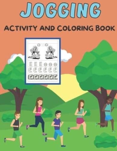 Jogging activity and coloring book:  Amazing Kids Activity Books, Activity Books for Kids   Over 60 Fun Activities Workbook, Page Large 8.5 x 11"