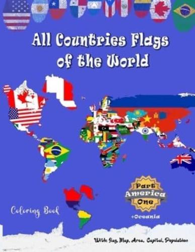 All Countries Flags of the World Coloring Book