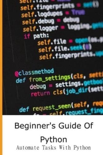 Beginner's Guide Of Python