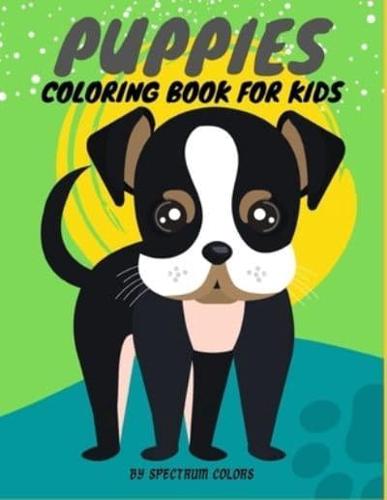Puppies Coloring Book For Kids