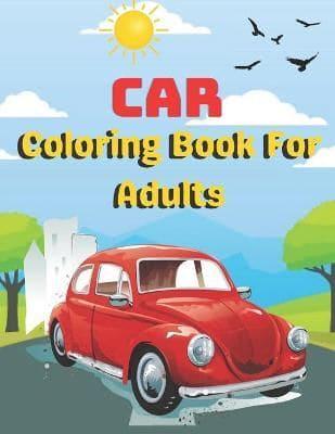 Car Coloring Book For Adults