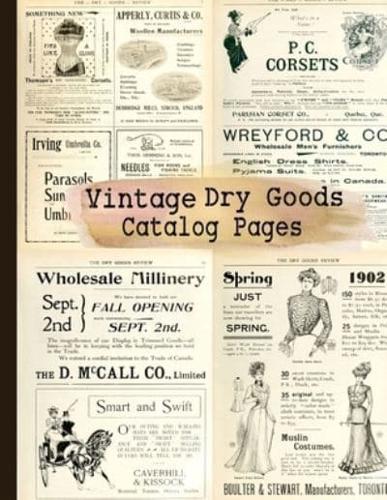 Vintage Dry Goods Catalog Pages