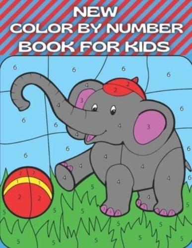 New Color By Number Book For Kids:  A Jumbo Childrens Color By Number Coloring Book with 50 Large Pages ( Color By Number Book For Kids Ages 4-8 )