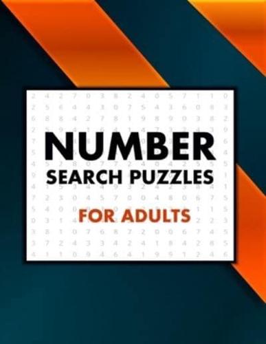 Number Search Puzzles For Adults: Exercice Your Brain with This Challenging Number Search Puzzles Book, Large Print Edition with Solutions