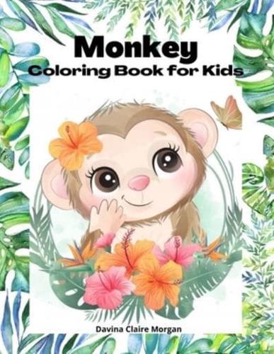 Monkey Coloring Book for Kids