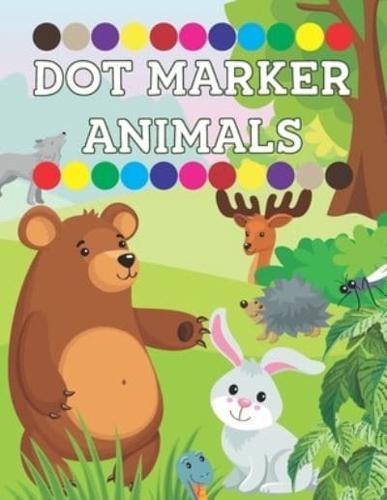 Dot Marker Activity Book Animals