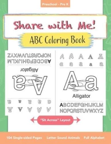 Share With Me! ABC Coloring Book