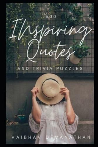 600 Inspiring Quotes and Trivia Puzzles