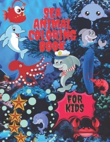 Sea Animal Coloring Book