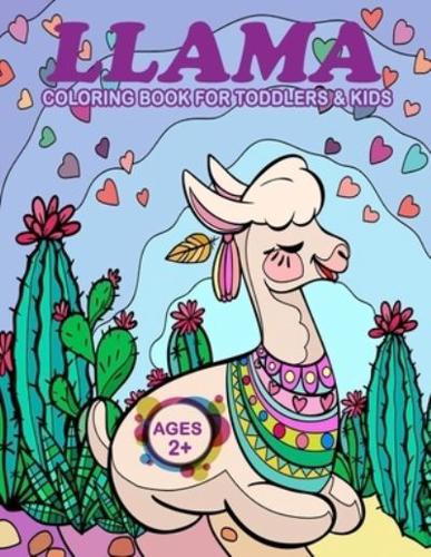 Llama Coloring Book