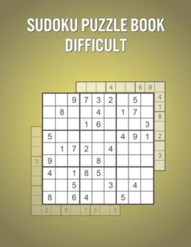 Sudoku Puzzle Book Difficult