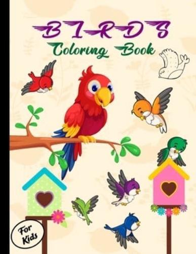Birds Coloring Book for Kids: Children Coloring and Activity Book for Girls & Boys   State Birds and Nature - Original Designs   Beautiful Birds Coloring and Activity Book   Dover Nature (Cool Kids Learning Animals).